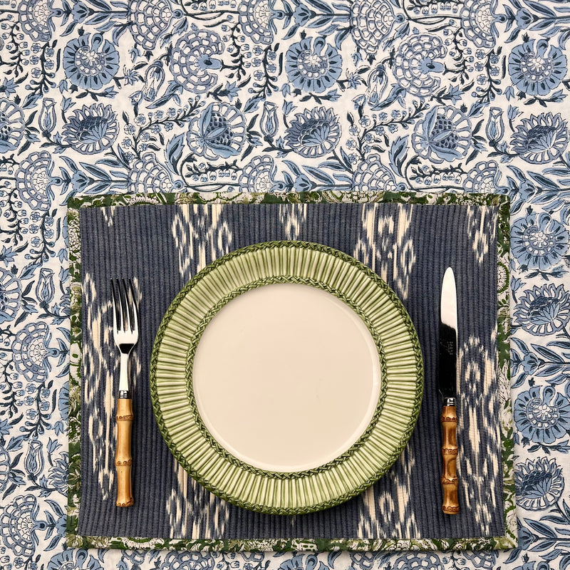 The Floral Tablecloth (Blues)