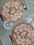 ’The Raffia Placemat’ - Garden Flowers