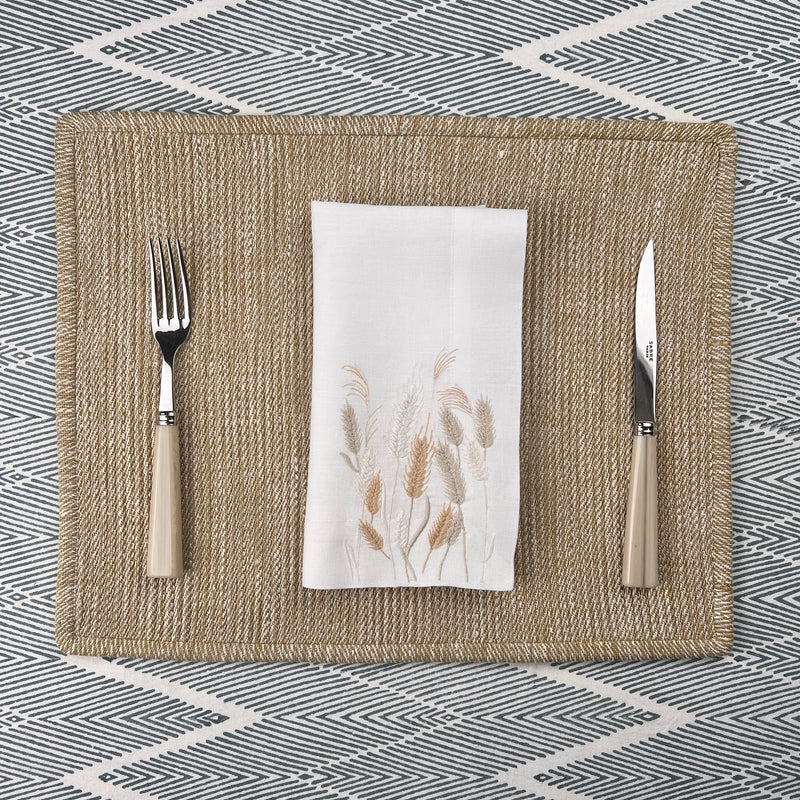 THE BREAKFAST TEXTURED LINEN PLACEMAT