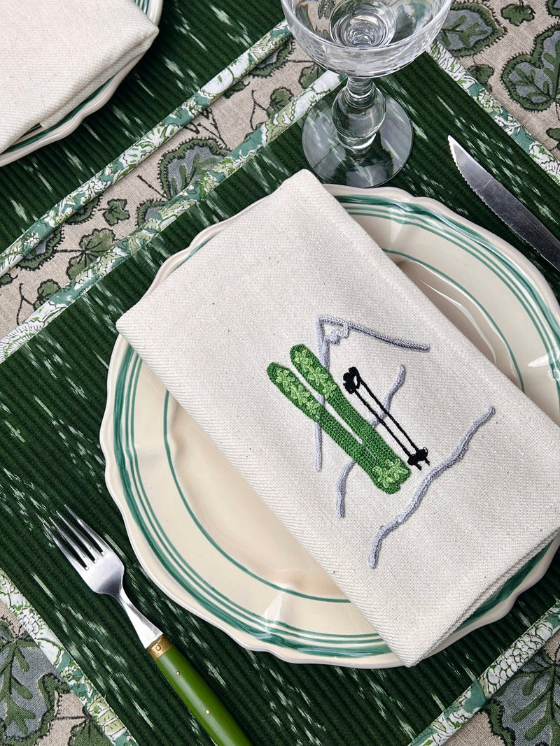 ’THE SUMMIT’ NAPKIN (GREEN)