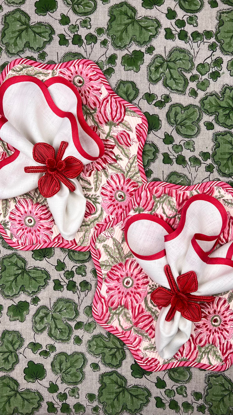 Gift Set: Pink & Red Floral Set