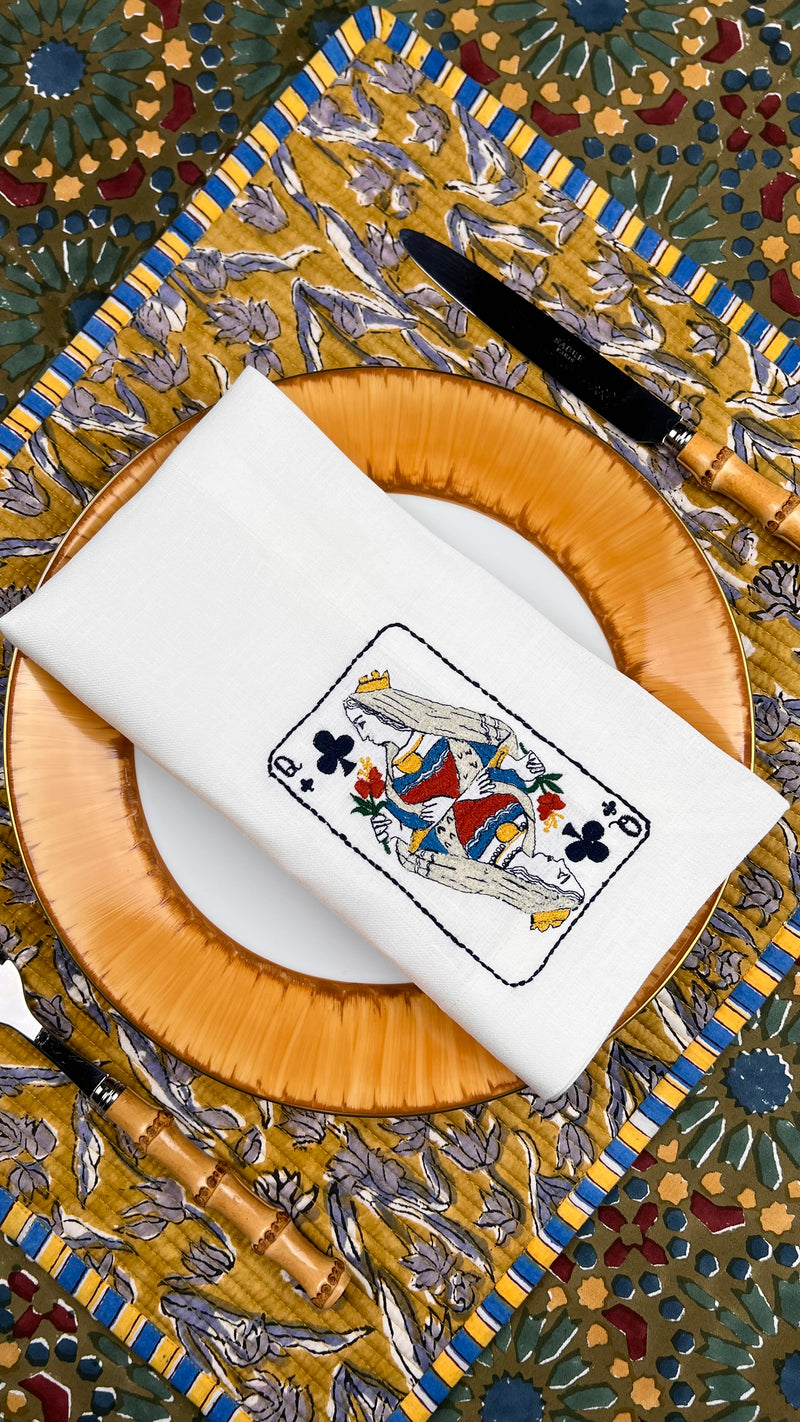 ’House of Cards’ Napkins
  - Queen of Clubs ♣️