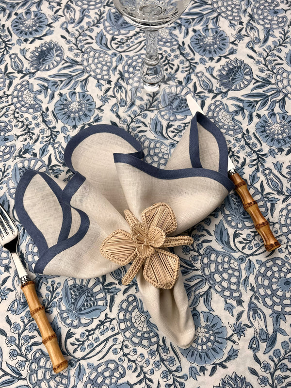 The Floral Tablecloth (Blues)