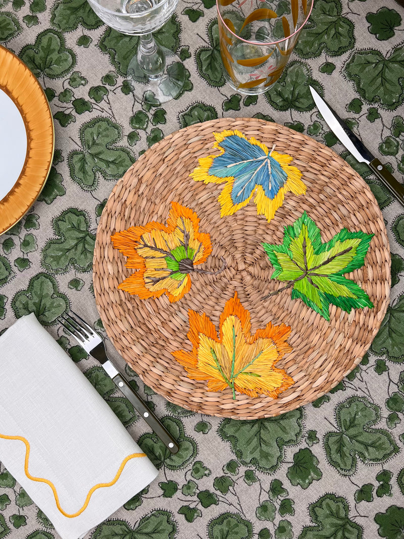 ’The Raffia Placemat’ - Autumn Levea