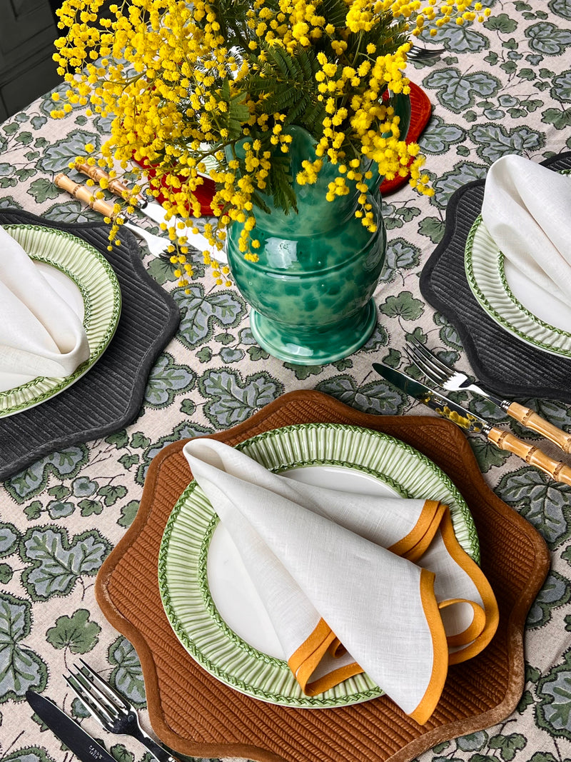 Velvet Scalloped Placemats