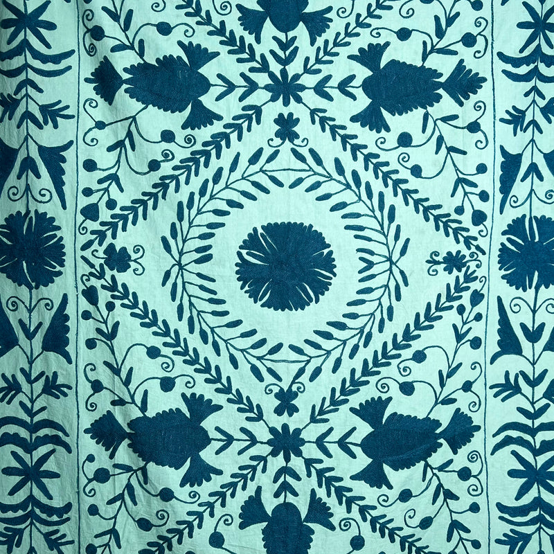 Suzani Cloth Mint & Teal