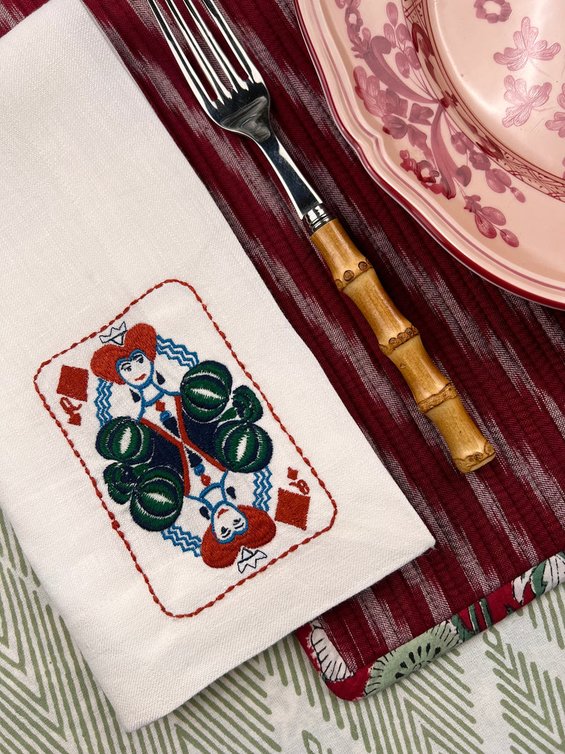 ’House of Cards’ Napkins
  - Queen of Diamonds ♦️