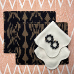 Curated Table Set: Black, Taupe & Ivory