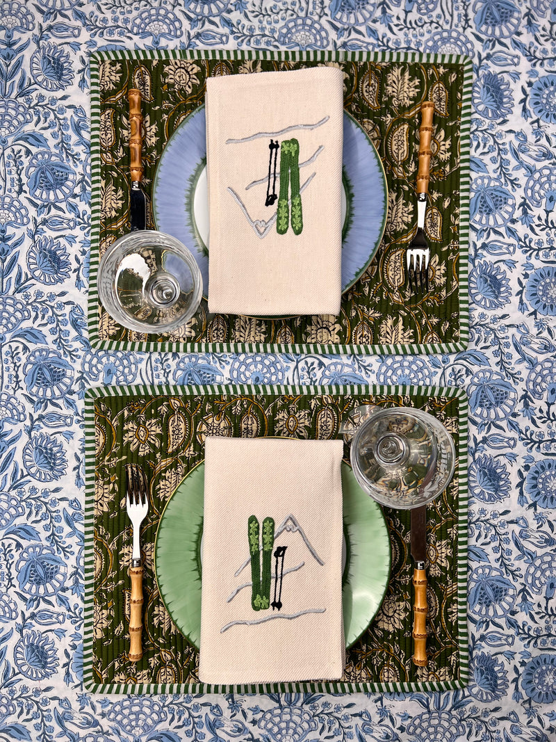 ’THE SUMMIT’ NAPKIN (GREEN)