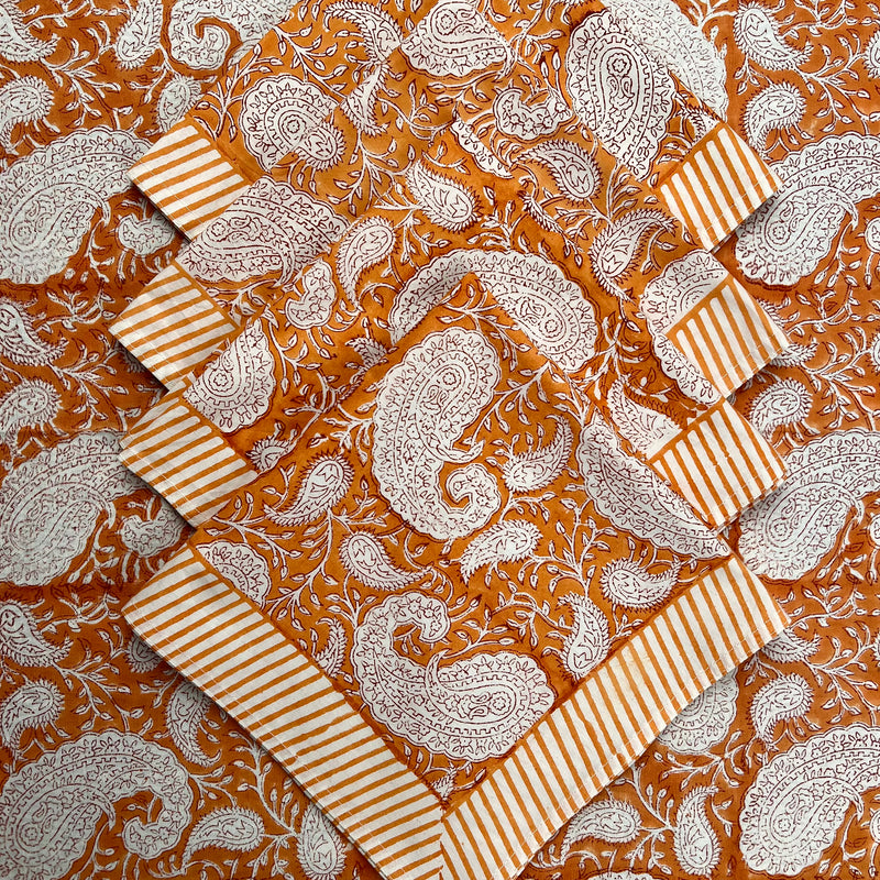 The Paisley Bandana Tablecloth (Mandarin)