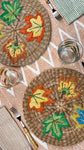 ’The Raffia Placemat’ - Autumn Leaves