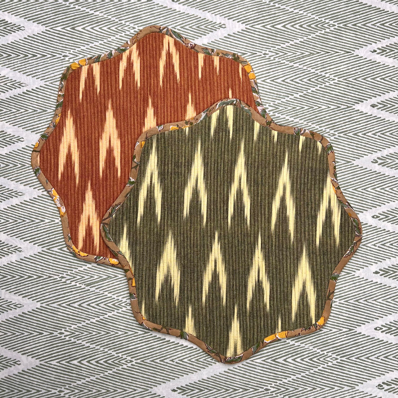 ‘The Breakfast’ Placemat - Scallop - Ikat