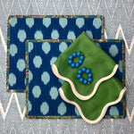 Curated Table Set: Blues & Greens