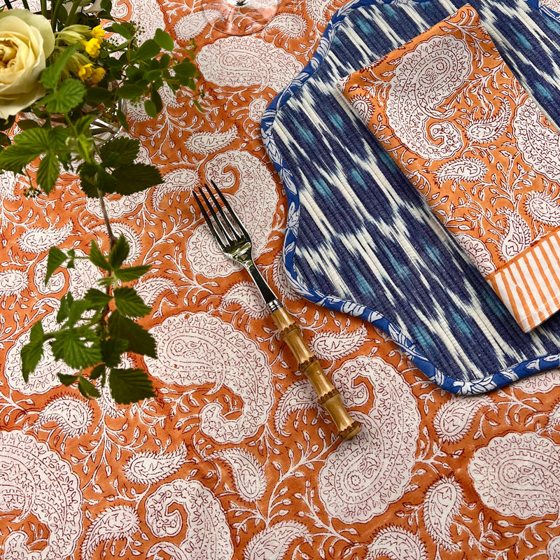 The Paisley Bandana Tablecloth (Mandarin)