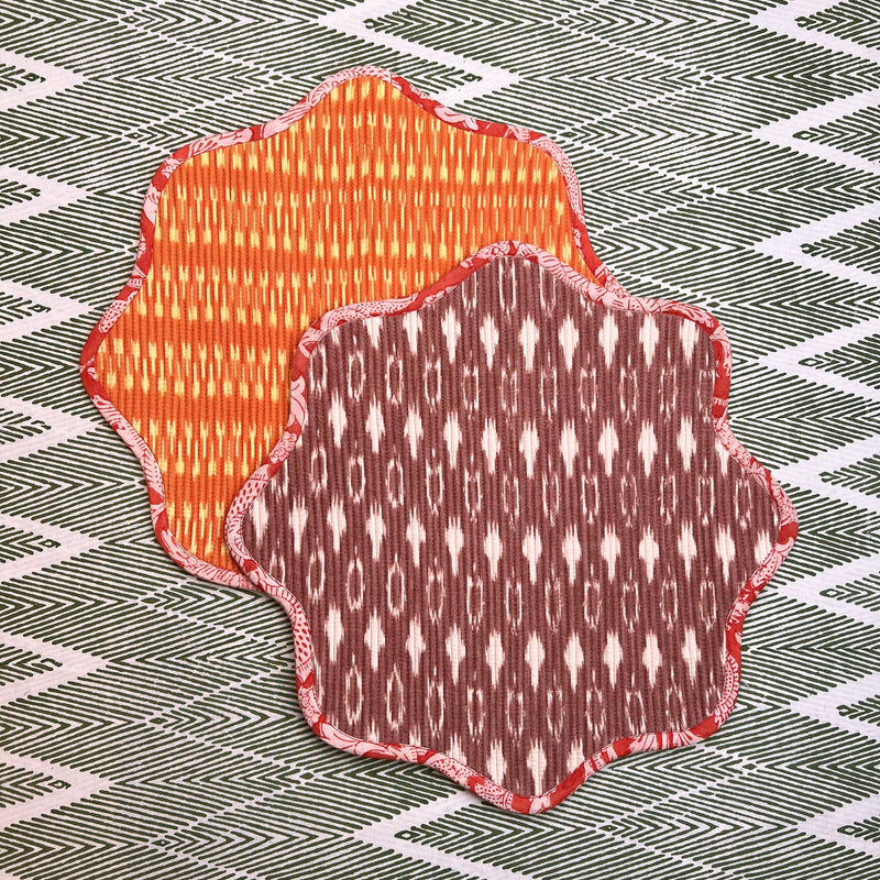 ‘The Breakfast’ Placemat - Scallop - Ikat