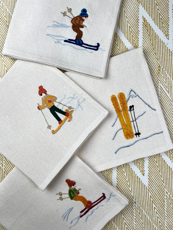 The Skiers Right Napkin