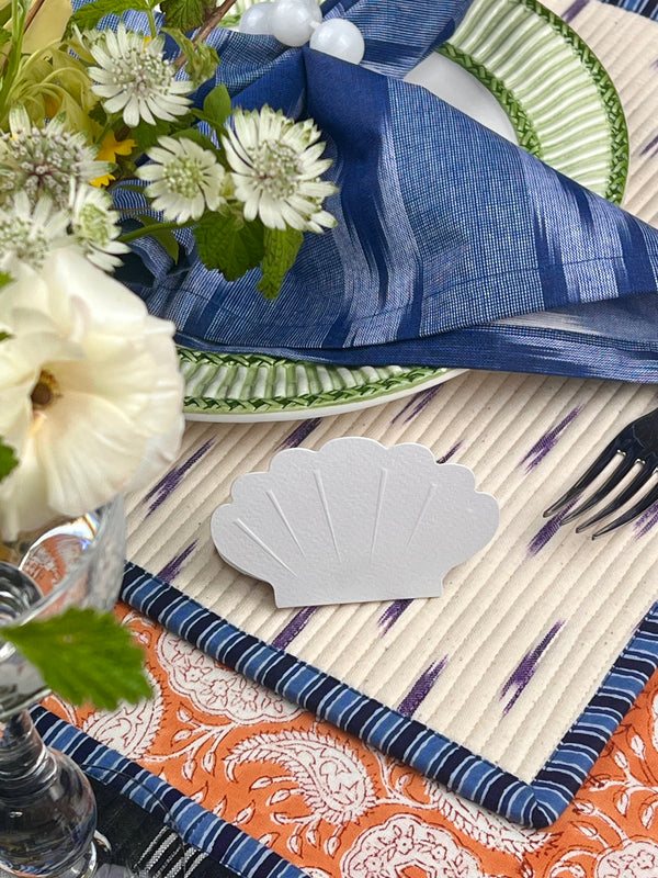 Luxury Place Cards - Scallop Clam
