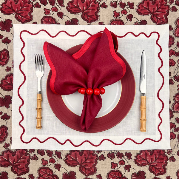 ‘The Squiggle’ Placemat- 100% Linen