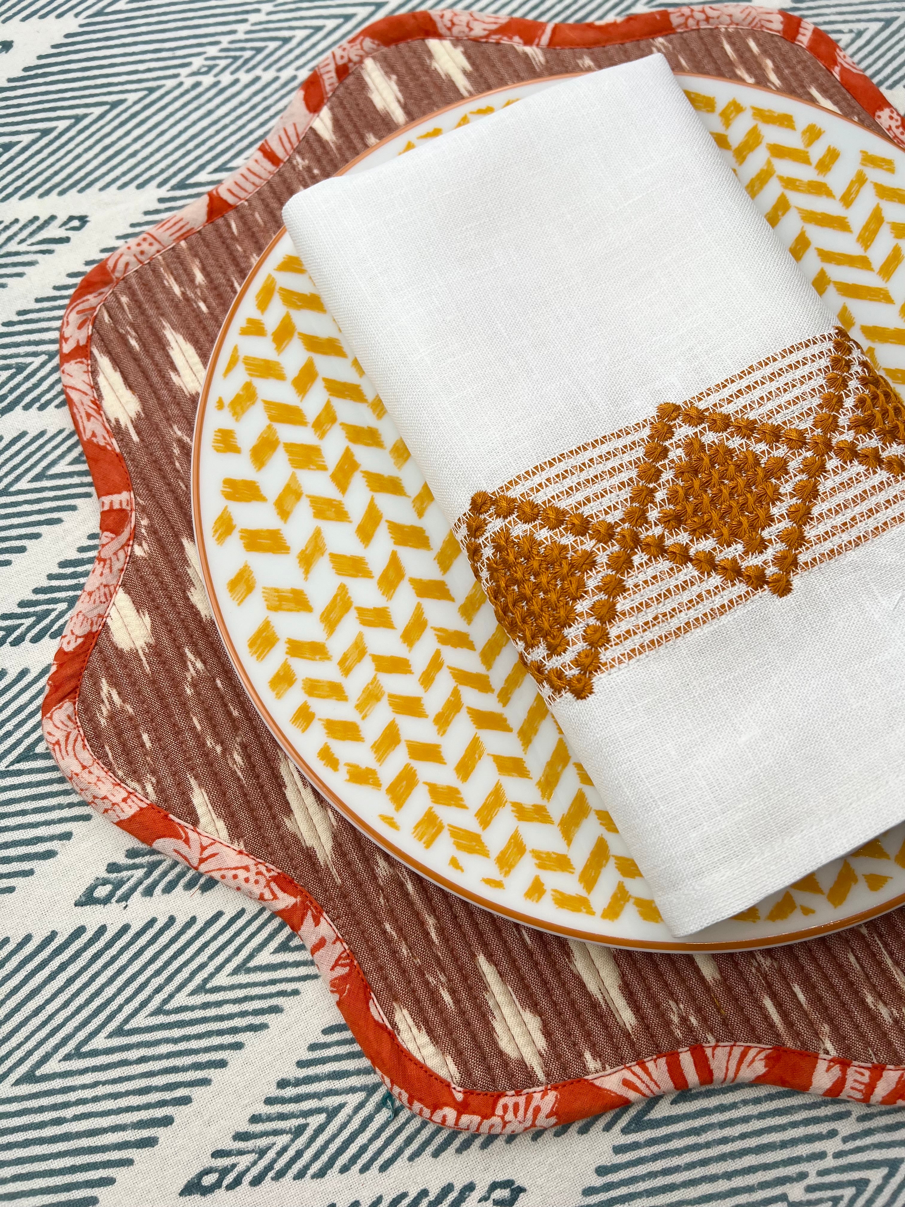 Sherbet Ikat Placemat