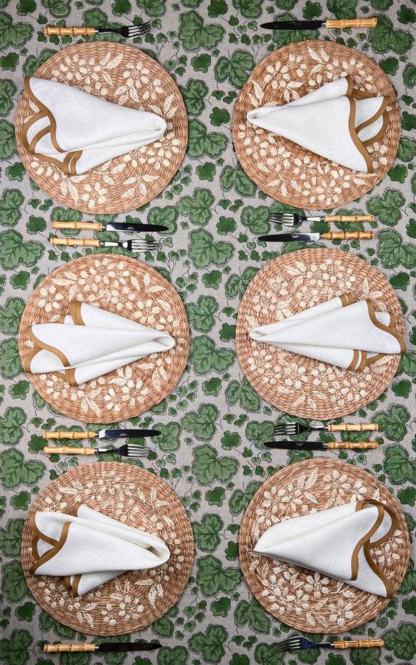 ’The Raffia Placemat’ - Garden Flowers