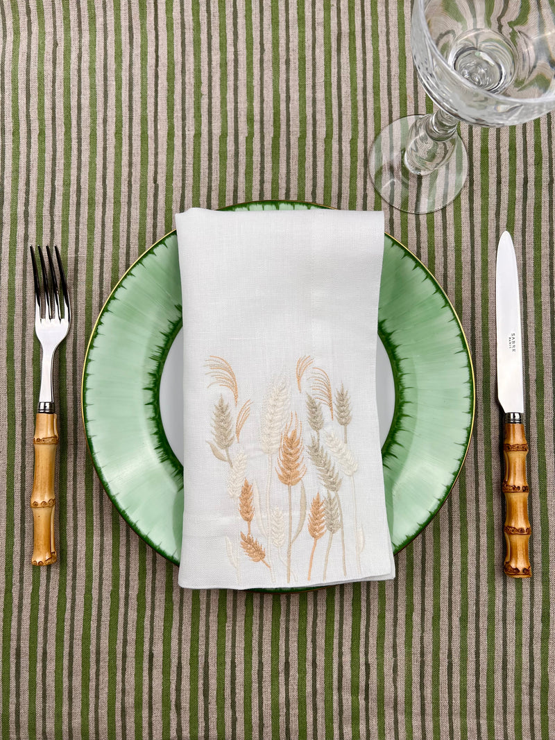 The Harvest Napkin - Hand Embroidered
