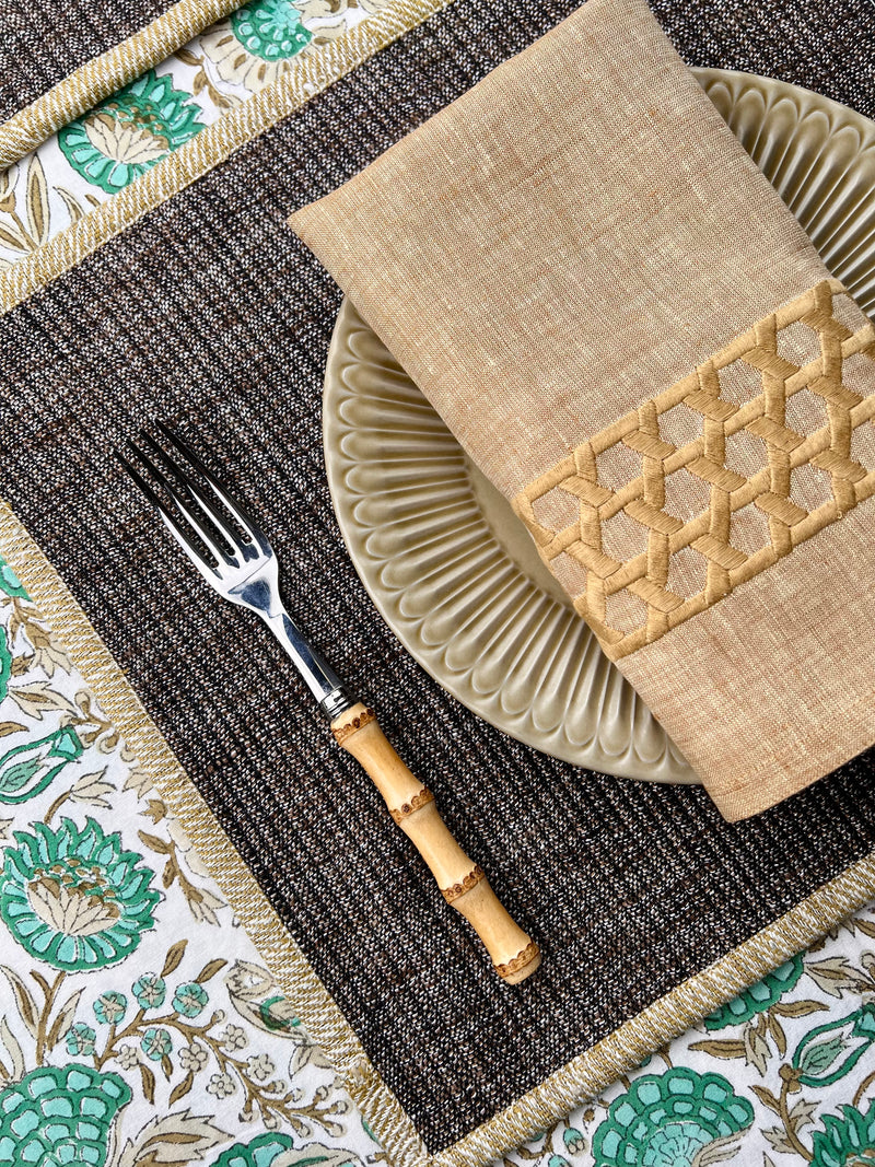 THE RATTAN WEAVE NAPKIN