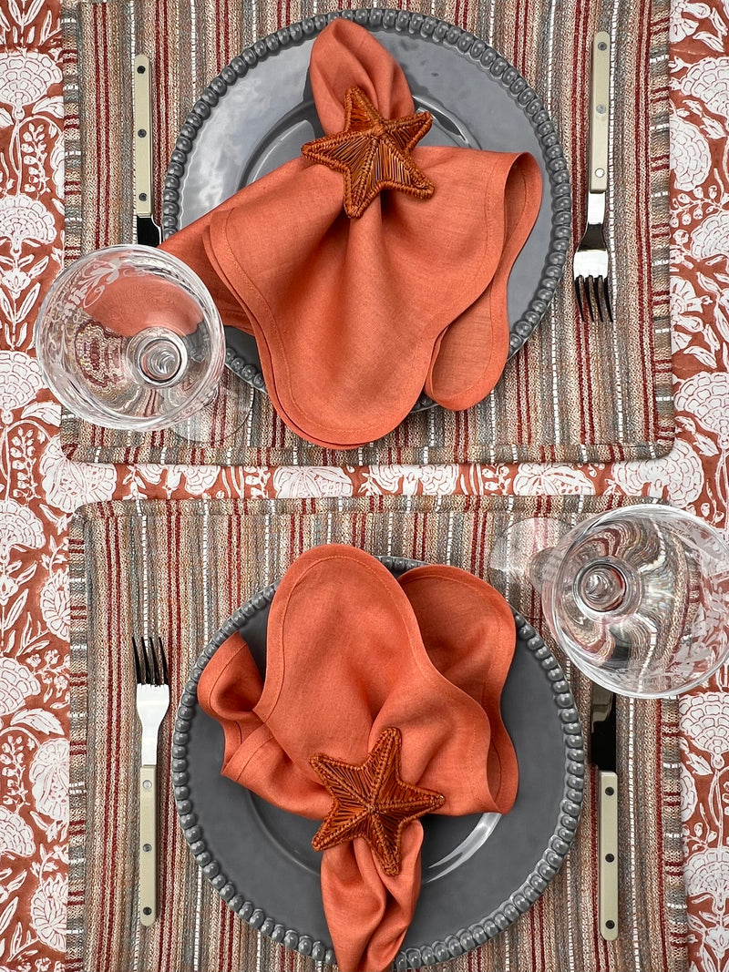 THE BREAKFAST TEXTURED LINEN PLACEMAT