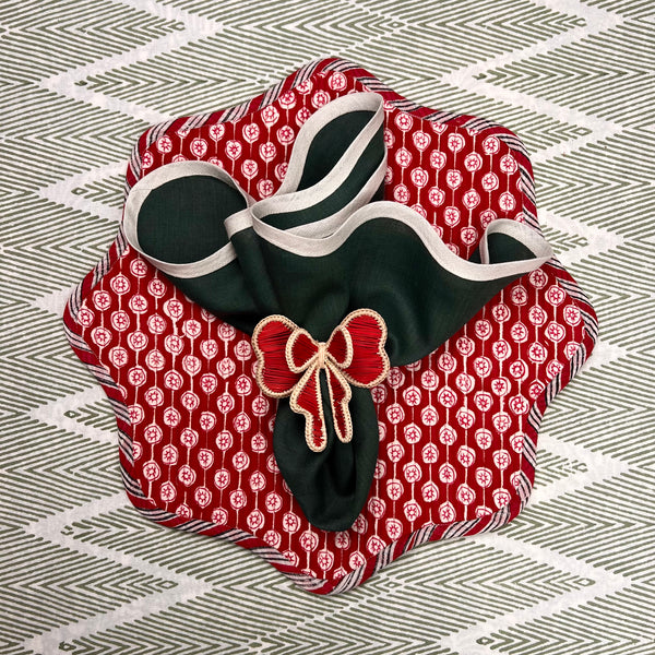 ‘The Breakfast’ Placemat - Scallop - Block Print