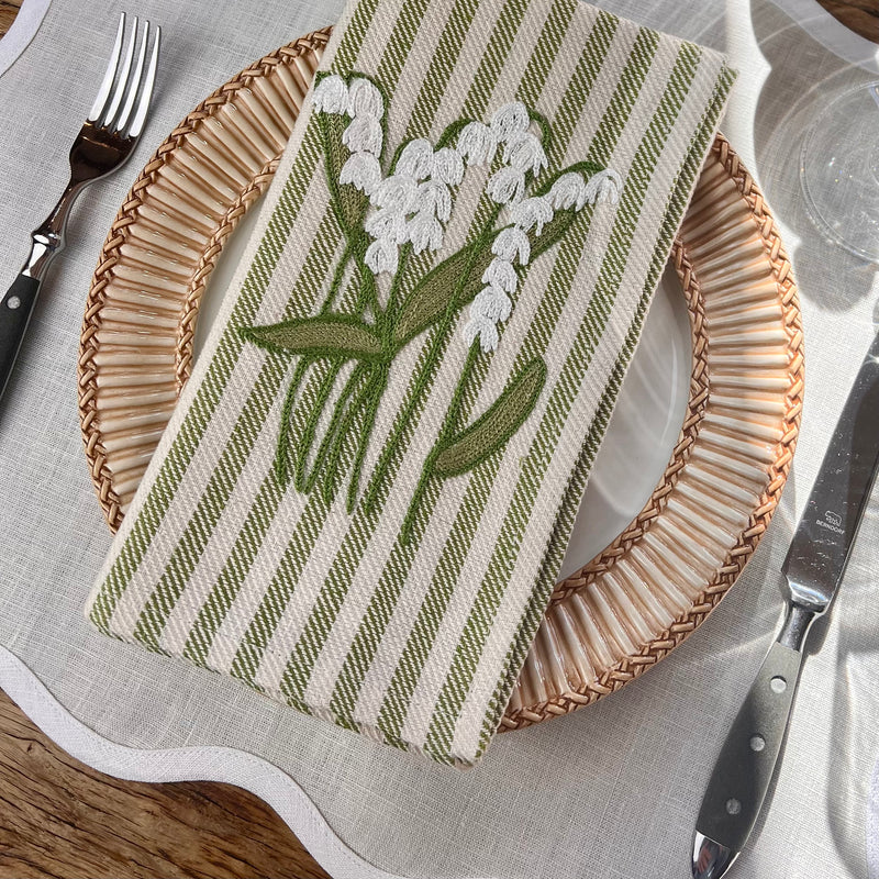 NEW LILY OF THE VALLEY NAPKIN