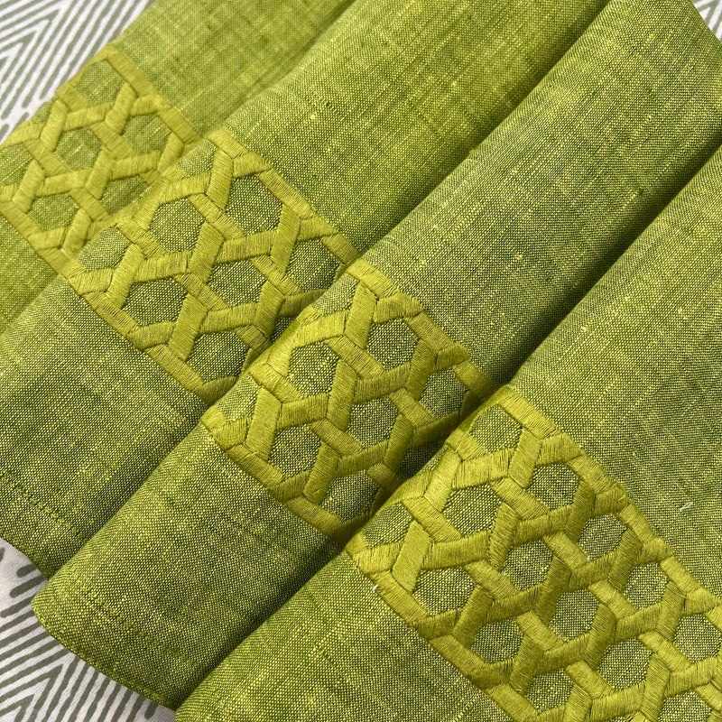 Gift Set: Pink & Lime Green Set for 4.