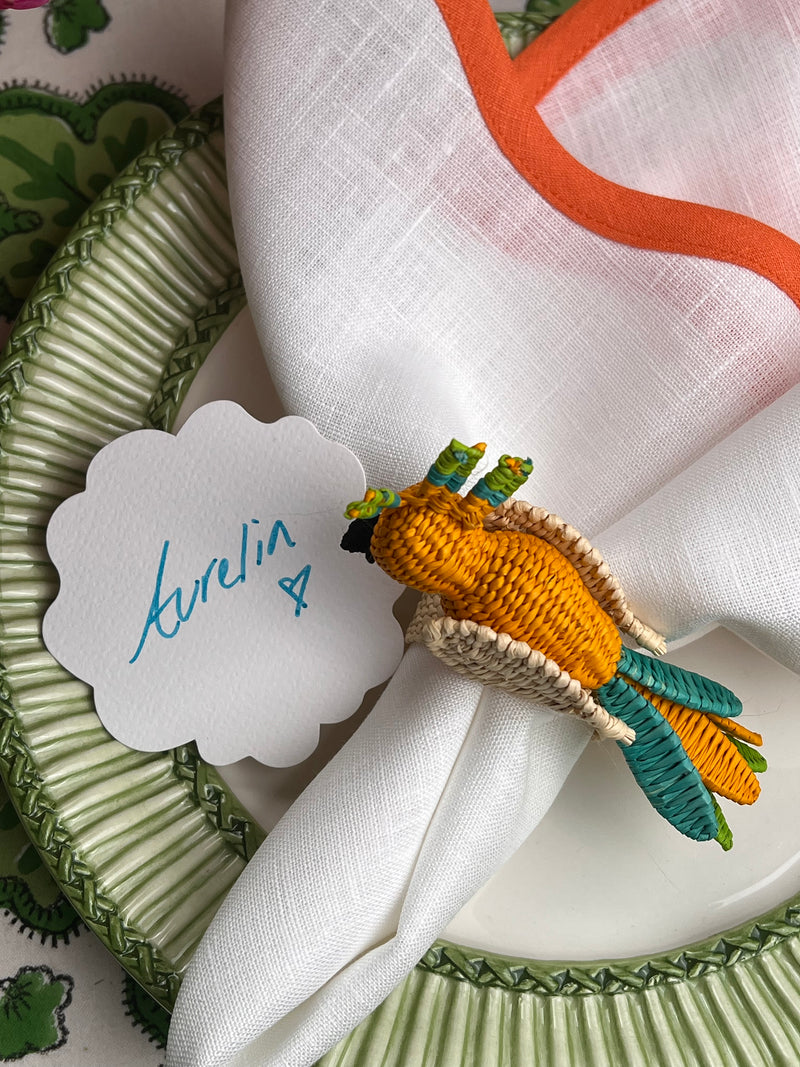 Luxury Place Cards - Scalloped Round