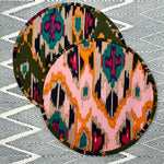 THE BREAKFAST IKAT ROUND PLACEMAT