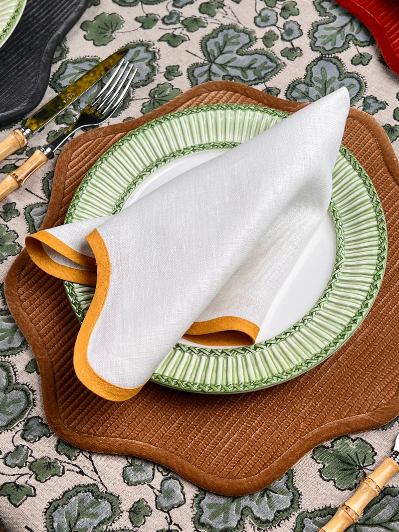 Velvet Scalloped Placemats