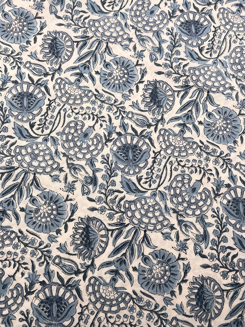 The Floral Tablecloth (Blues)