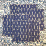 Gift Guide: Set of Four Ikat Placemats (Blue)