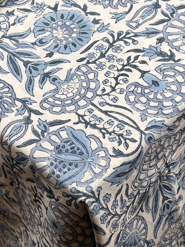 The Floral Tablecloth (Blues)