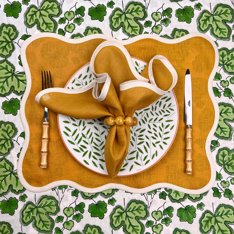 ‘The Scallop’ Placemat - 100% Linen