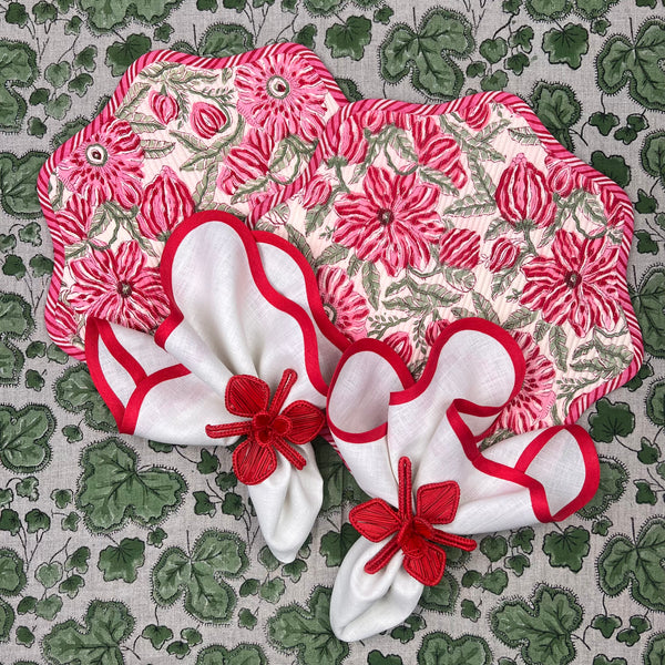 Gift Set: Pink & Red Floral Set