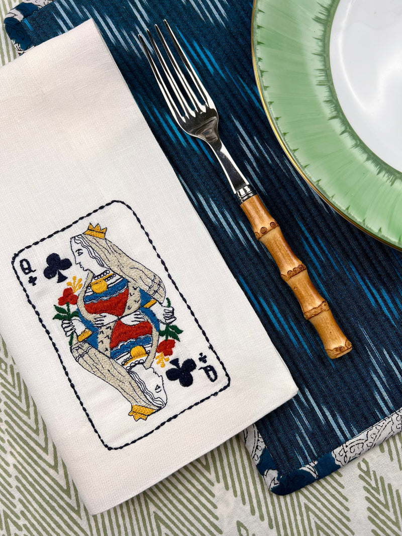 ’House of Cards’ Napkins
  - Queen of Clubs ♣️