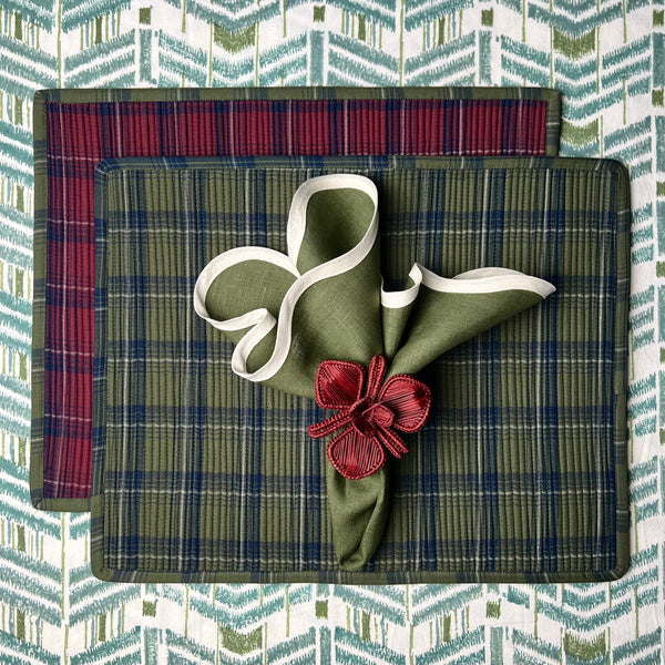 ‘The Breakfast’ Placemat - Tartan