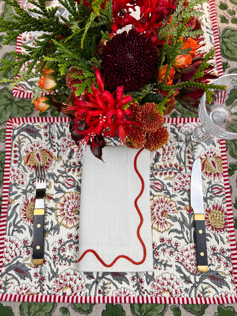 ‘The Breakfast’ Placemat - Block Print