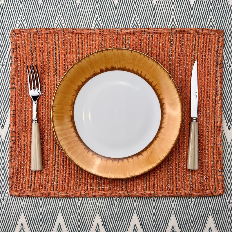 THE BREAKFAST TEXTURED LINEN PLACEMAT