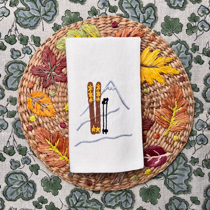 ’The Summit’ - Ski Napkin (Brown)