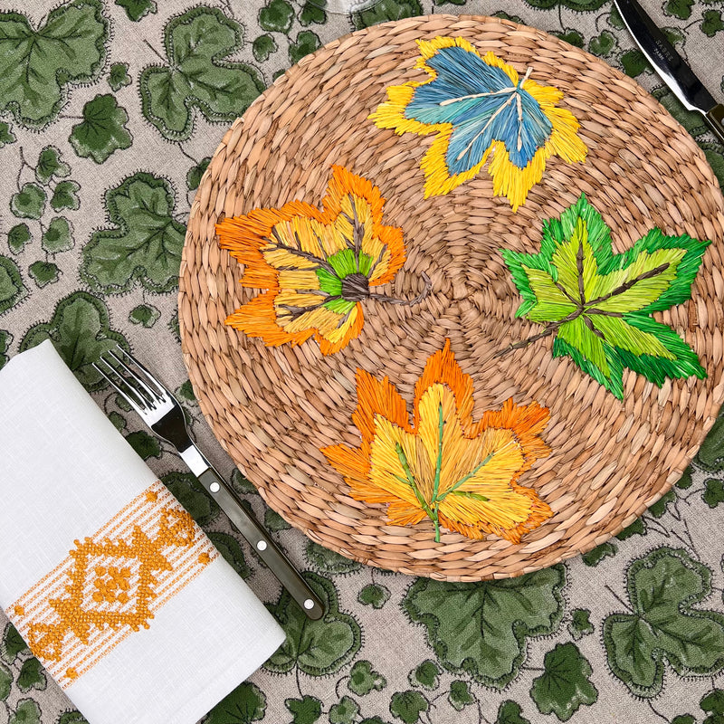 ’The Raffia Placemat’ - Autumn Levea