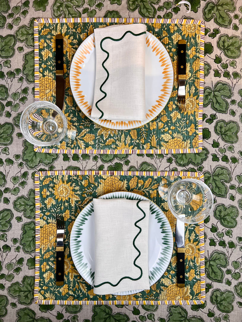 ‘The Breakfast’ Placemat - Block Print