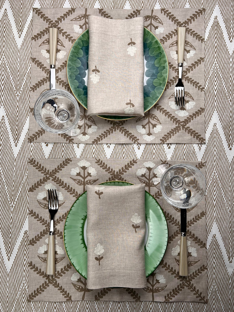 ‘The Suzani Vine’ — Napkin & Placemat Set