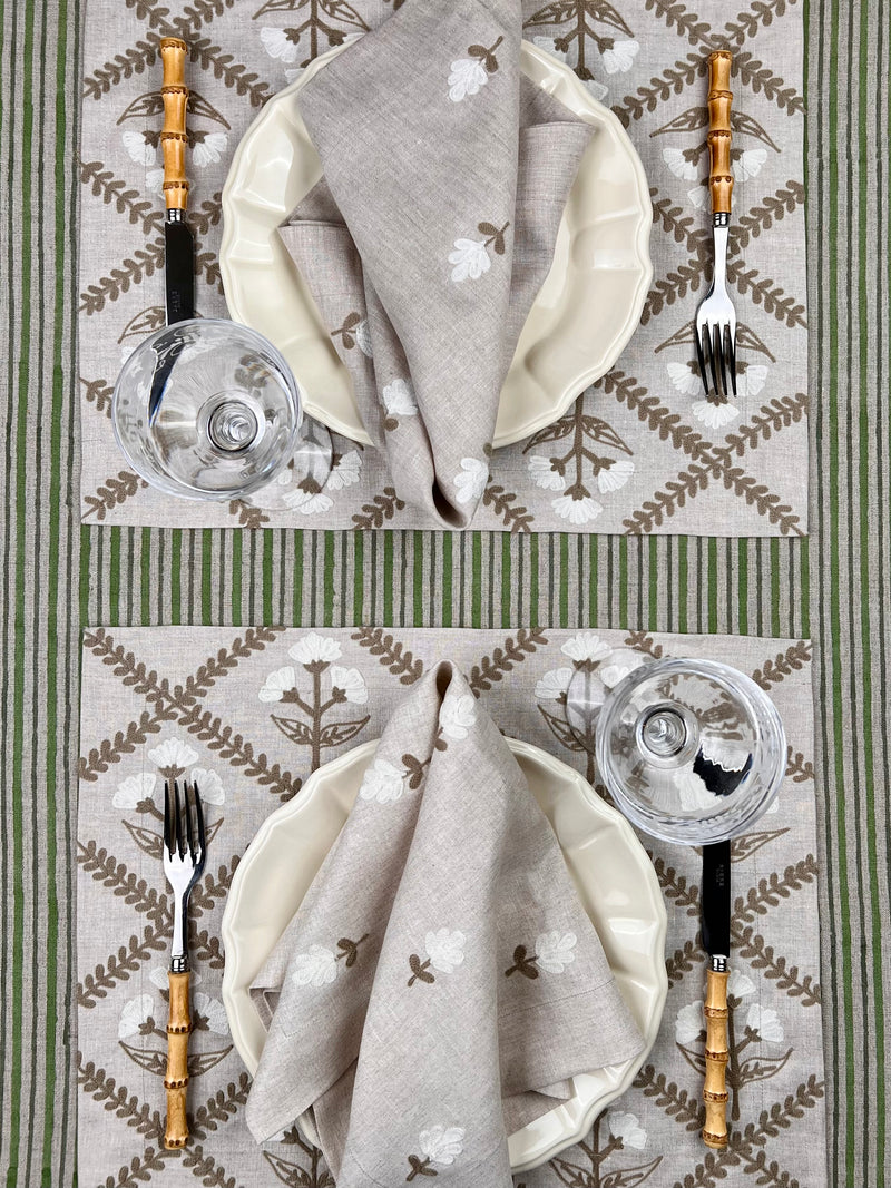 ‘The Suzani Vine’ — Napkin & Placemat Set