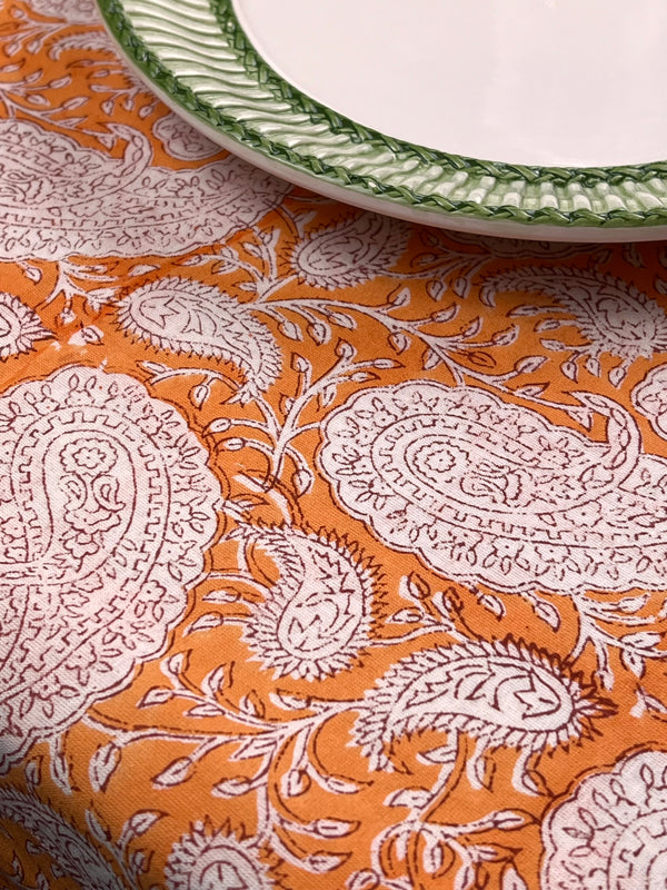The Paisley Bandana Tablecloth (Mandarin)