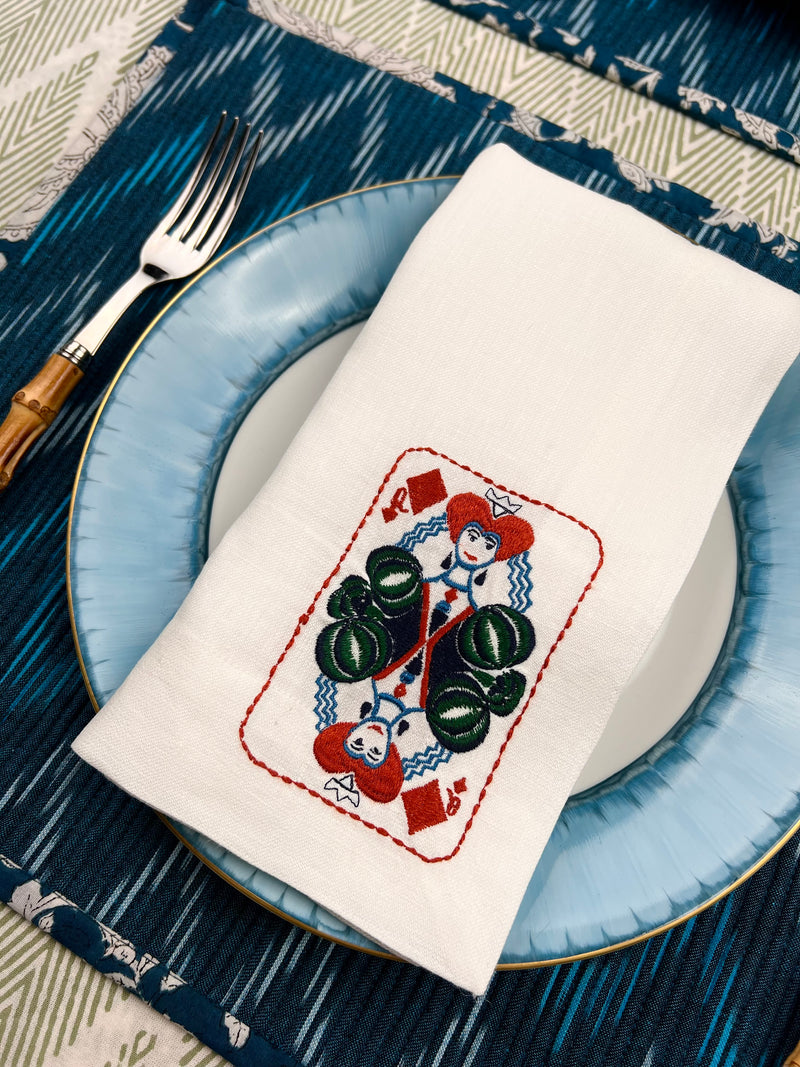 ’House of Cards’ Napkins
  - Queen of Diamonds ♦️