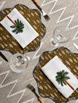 ‘The ZigZag’ Tablecloth - Taupe